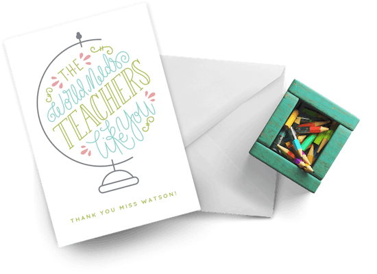 Thank You Cards For Teachers